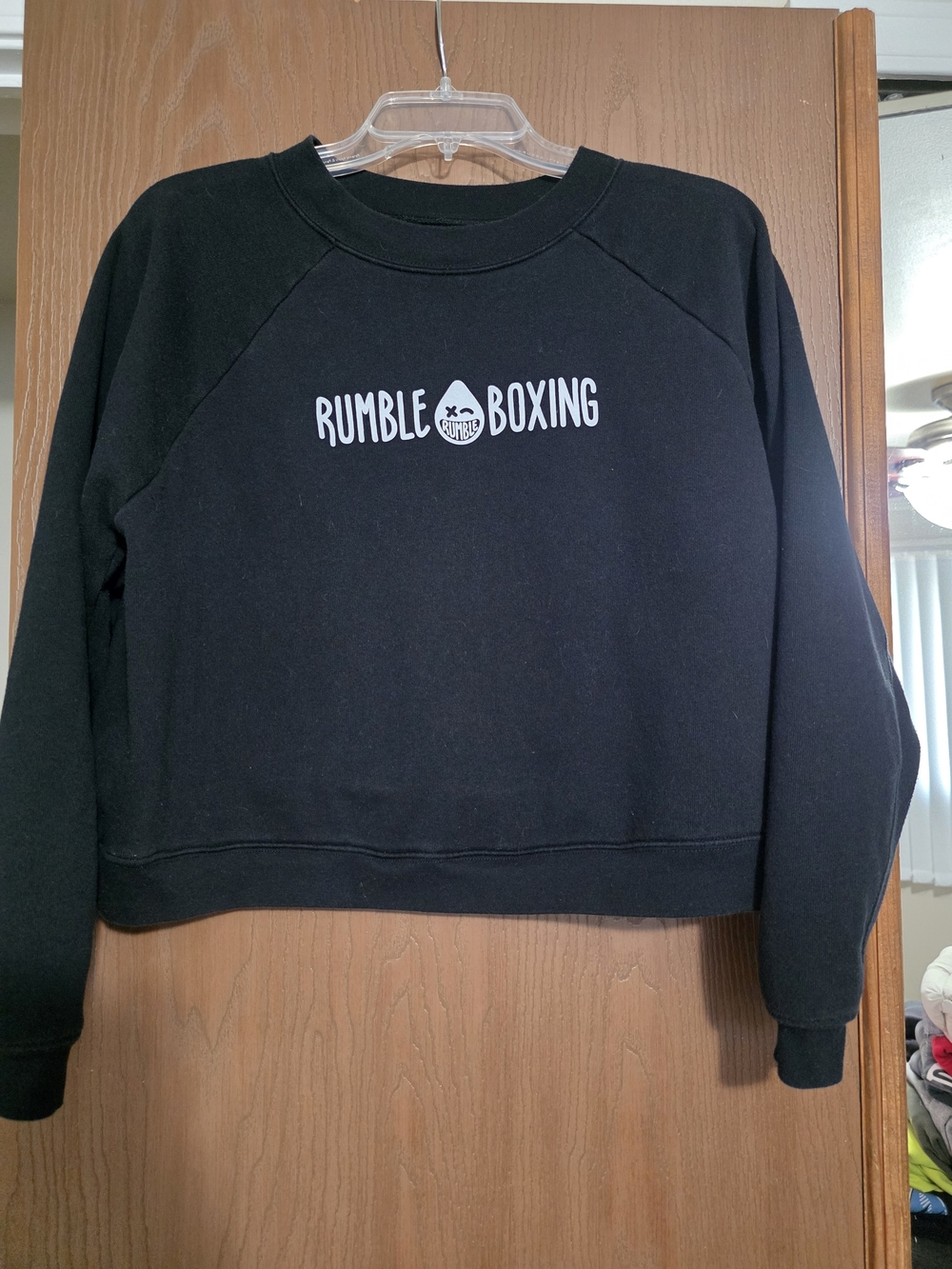 Rumble Boxing Black Crewneck Sweatshirt